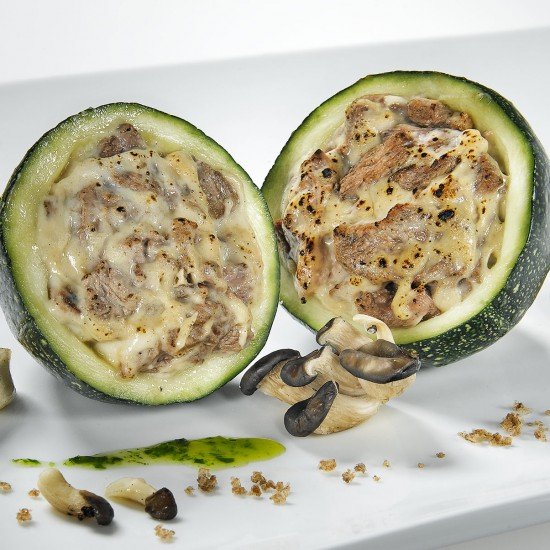Minicalabacines rellenos de Ternera de Navarra